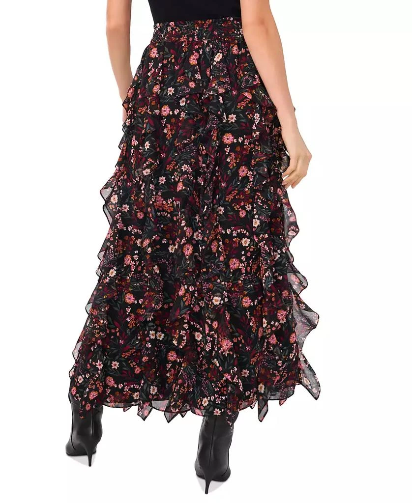 1. State Women's Ruffled Floral-Print Maxi Skirt 2
