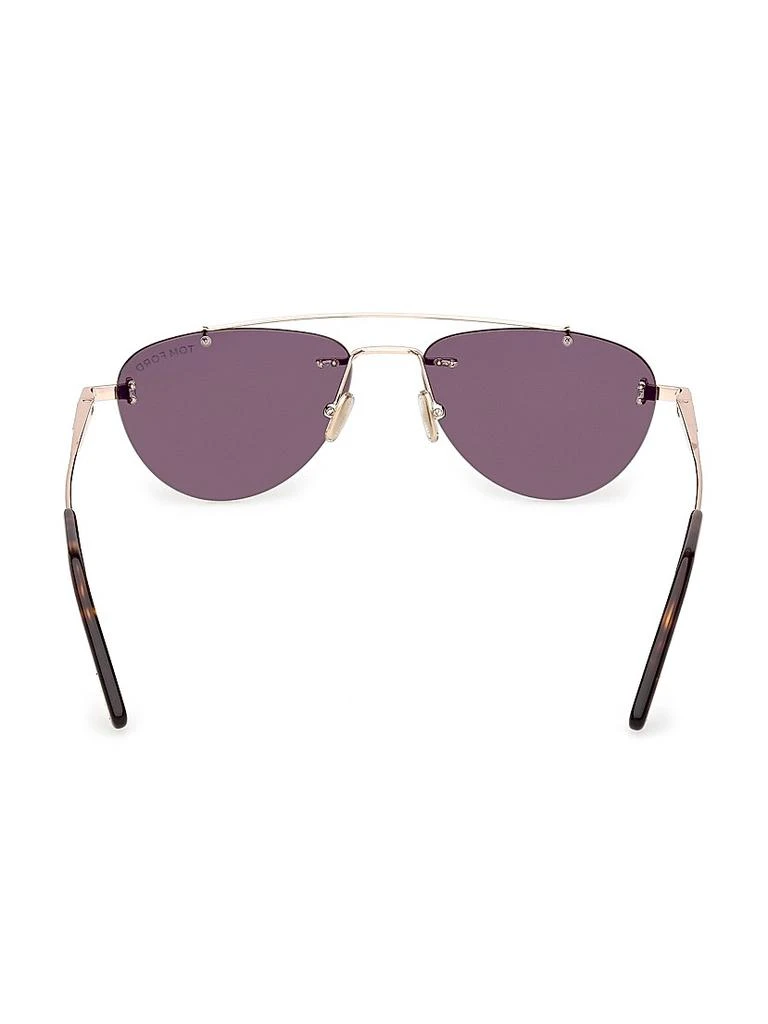 Tom Ford Astor 55MM Browline Sunglasses 5