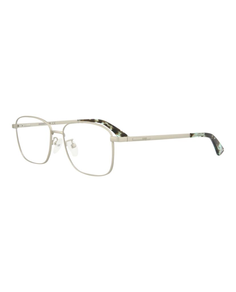 McQ Alexander McQueen Square-Frame Metal Optical Frames