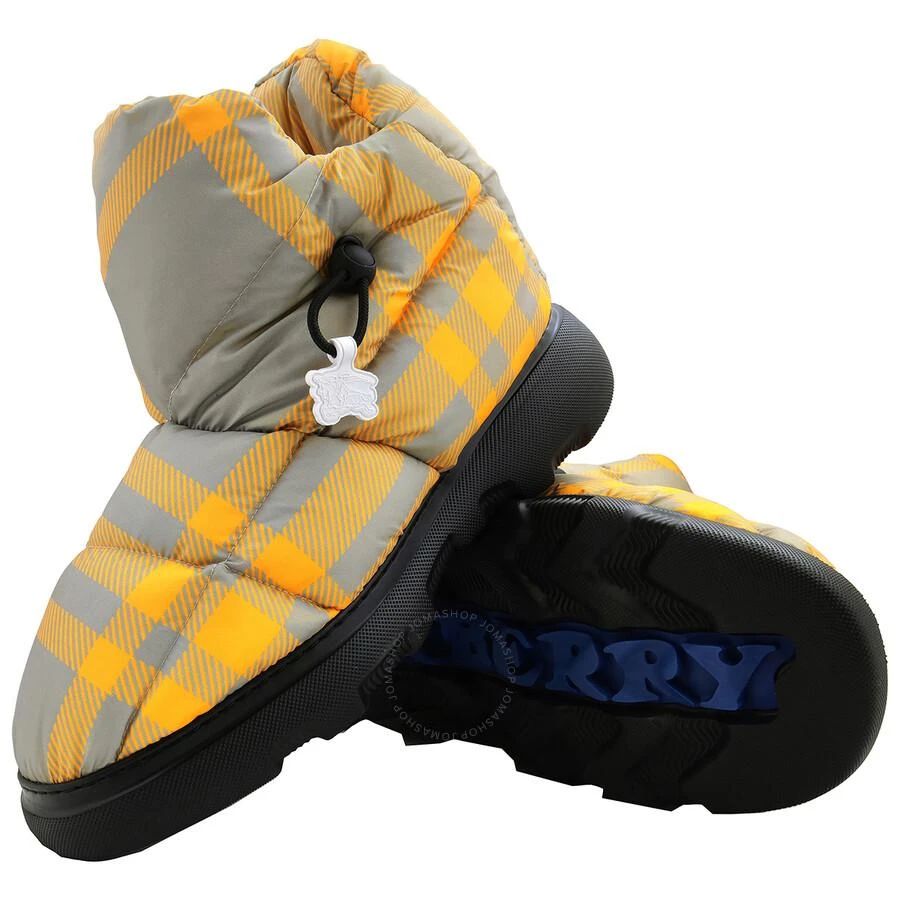 Burberry Check Drawstring Pillow Padded Ankle Boots 2