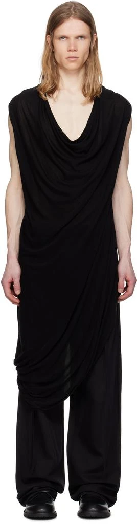 Julius Black Drape Top 1