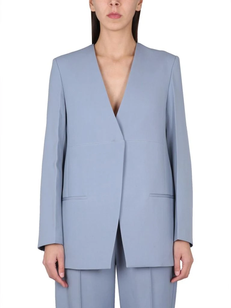 Jil Sander Jil Sander Single-Breast Long-Sleeved Blazer 1