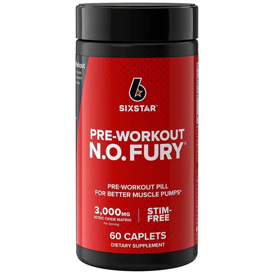 Six Star N.O. Fury Pre Workout