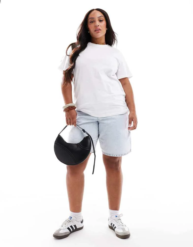 Vero Moda Curve Vero Moda Curve t-shirt in white 2