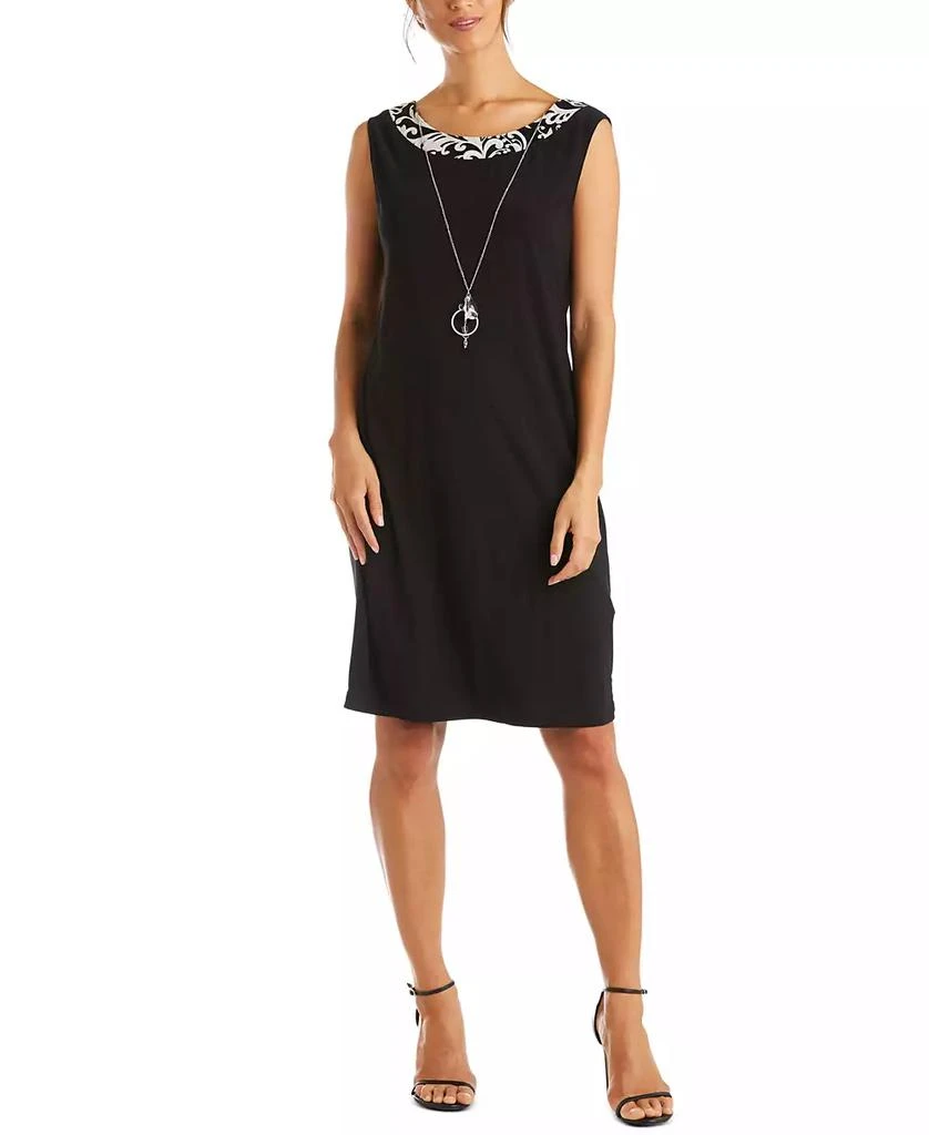 R & M Richards Dress & Printed Jacket 3