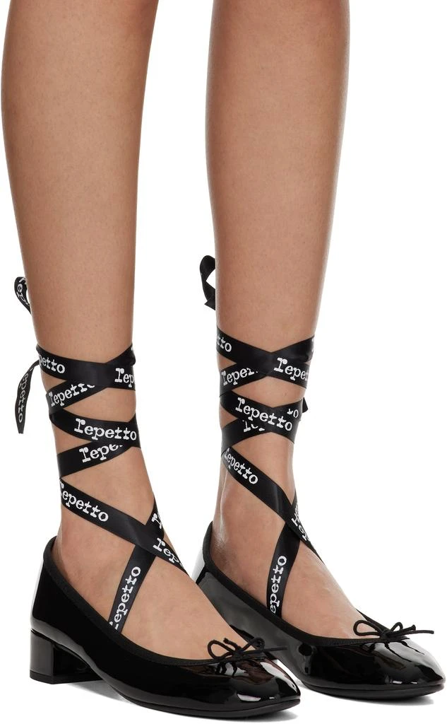 Repetto Black Camille Ballerina Heels 4