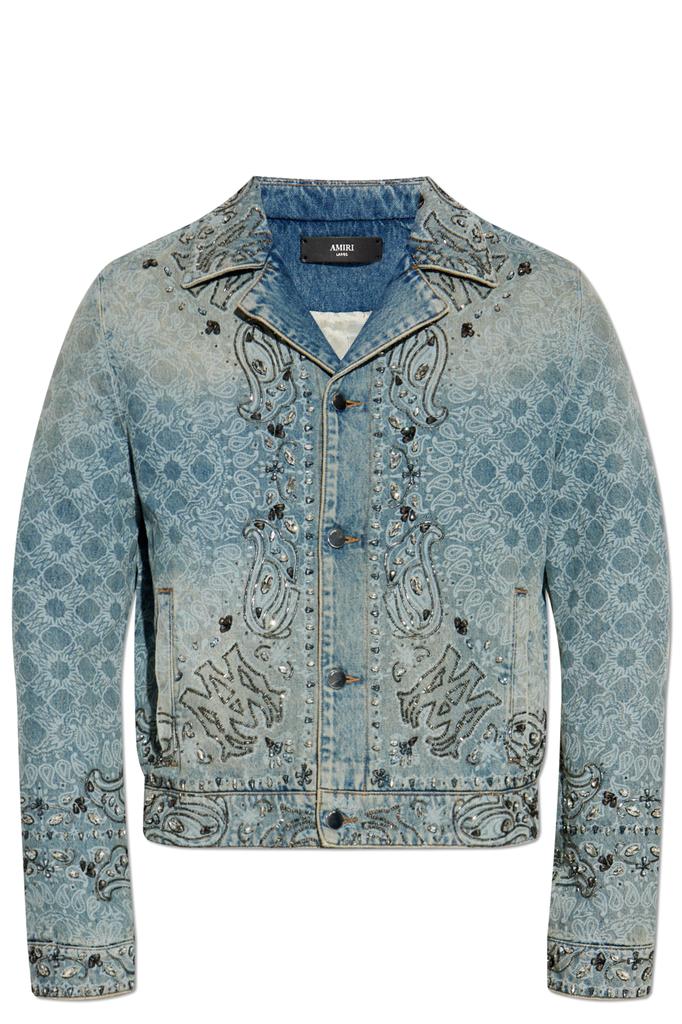 AMIRI Embroidered denim jacket