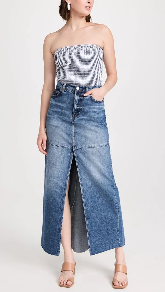 Reformation Tazz Maxi Denim Skirt 4