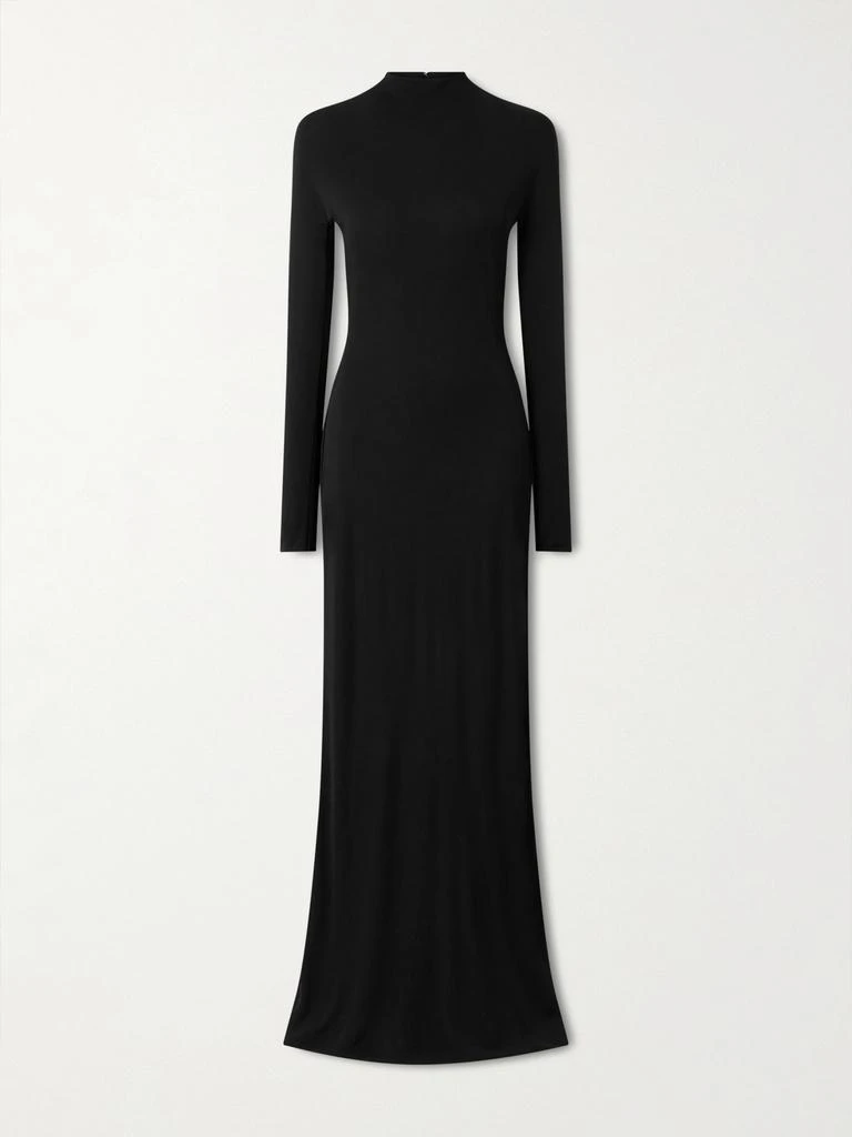 Alaïa Jersey Mock-neck Gown