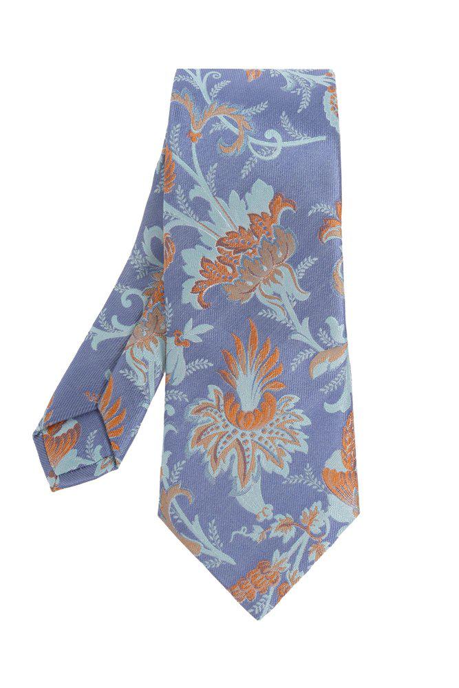 ETRO Etro Floral Motif Jacquard Tie