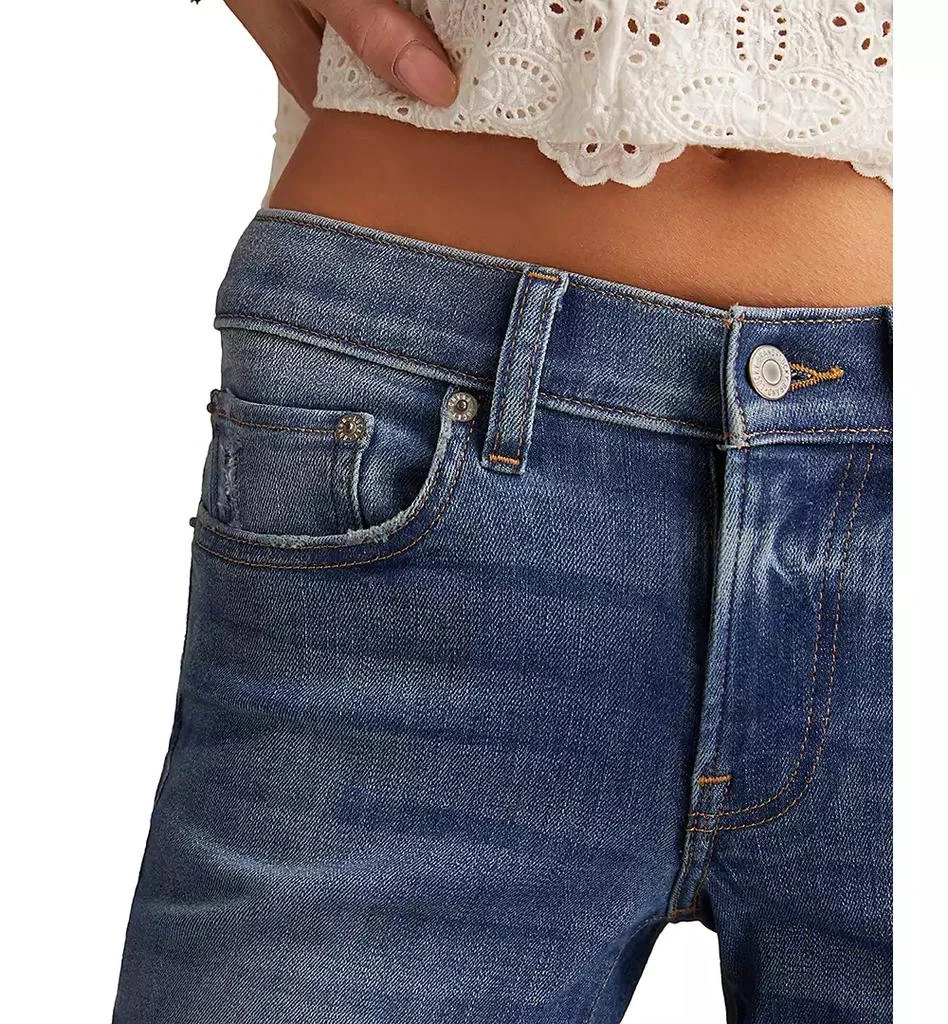 Lucky Brand Women's Sweet Mid Rise Straight Jeans 4