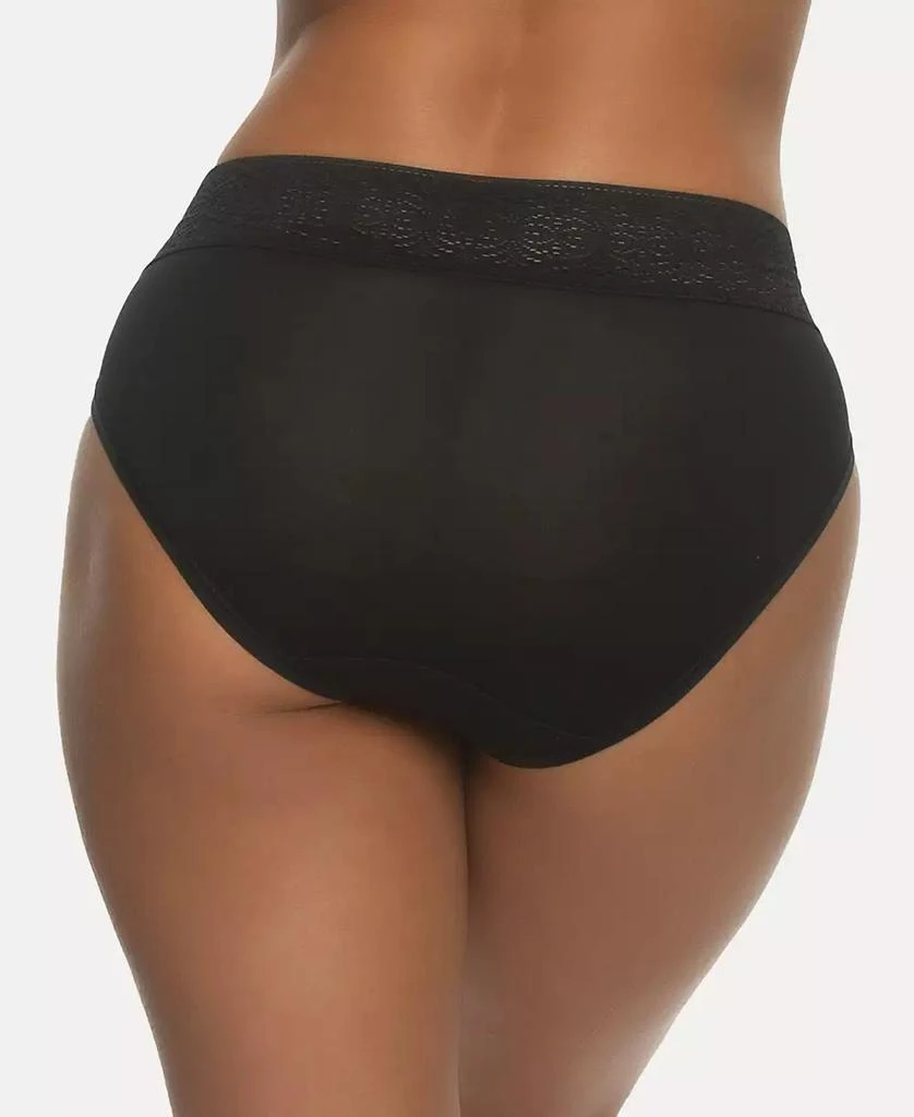 Felina Women's Serene Modal and Lace High Cut Underwear 2
