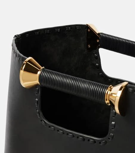Alaïa Bobine leather tote bag 3