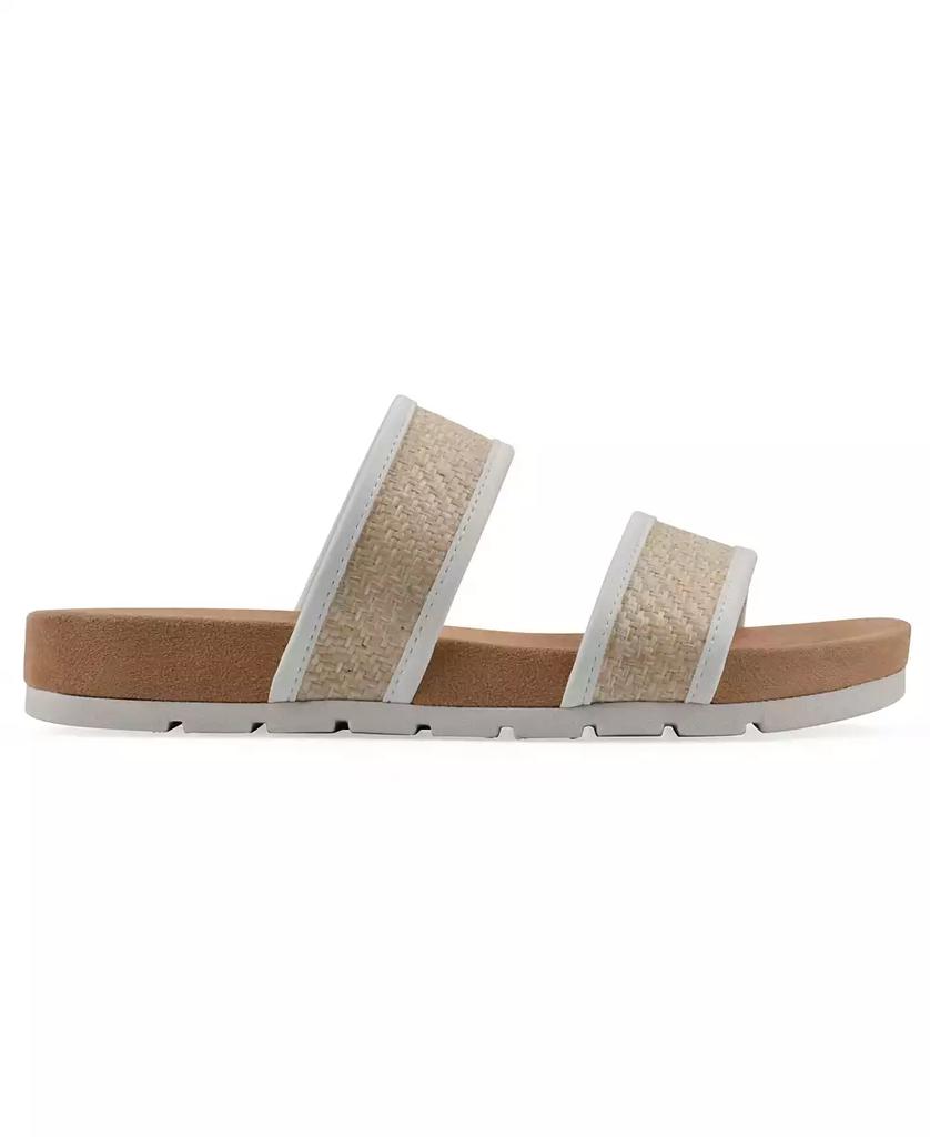 White Mountain Women's Tropical Slide Slip-On Sandals