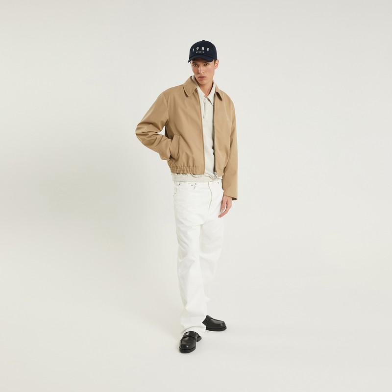 1989 STUDIO Light zip-up jacket beige