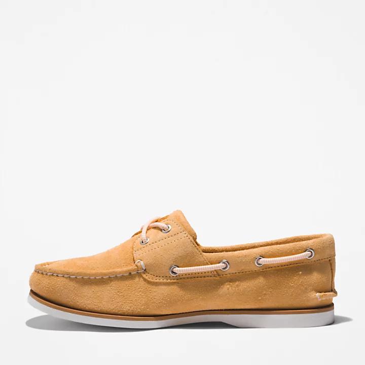 Shop Timberland® 2-Eye Classic Boat Shoe for Men in Light Orange