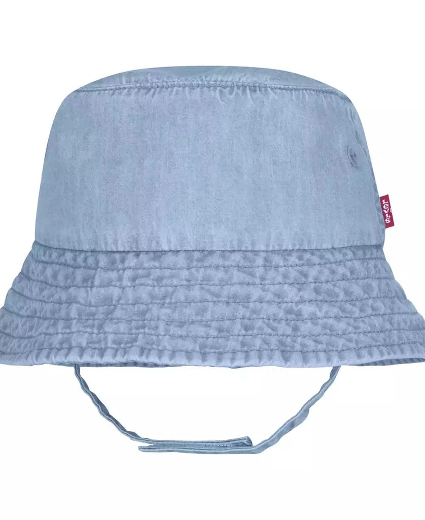 Levi's Baby Boys Denim Romper and Bucket Hat Set 6