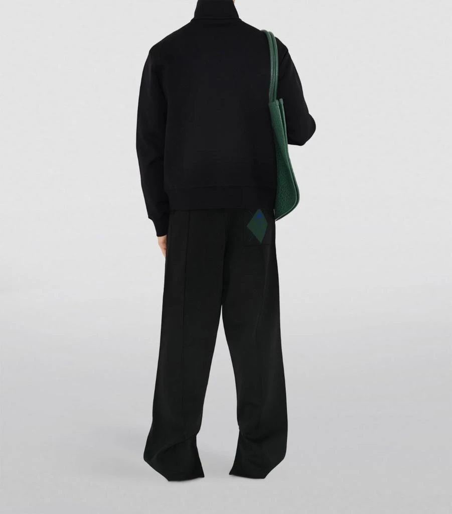 Burberry Knitted Argyle Track Jacket 3