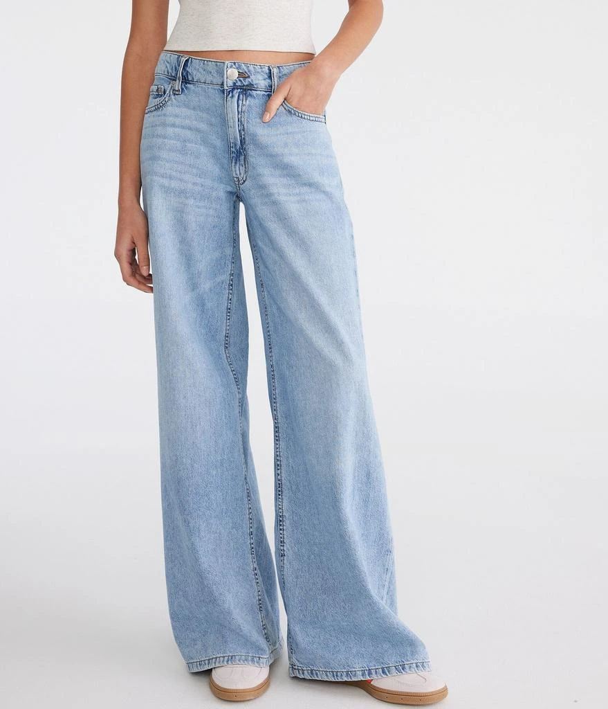 Aeropostale Super Wide Leg Lightweight Luxe Jean 1