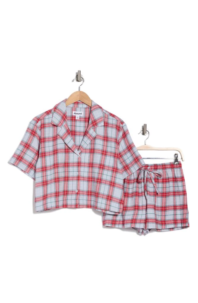 Abound Flannel Shortie Pajamas 3