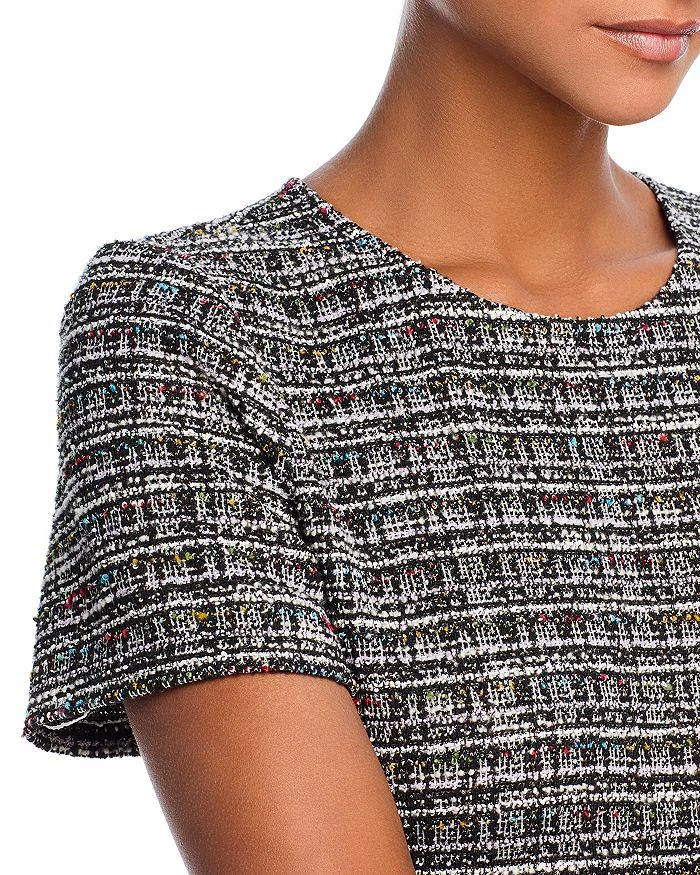 Aqua Knit Tweed Dress - Exclusive - Purple Multi - XS
