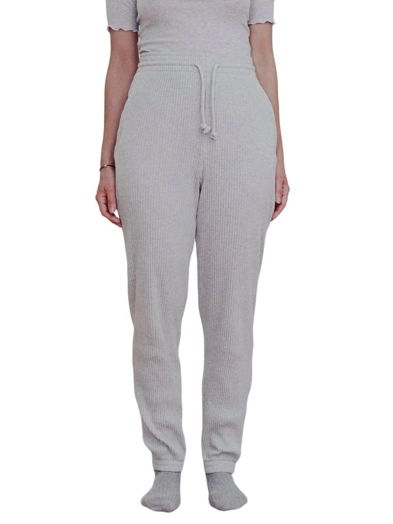 Baserange Rib Sweatpant In Grey Melange 1