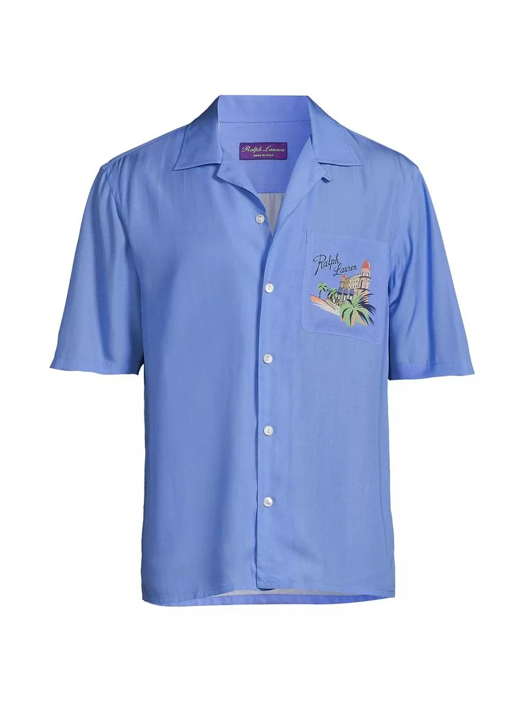 Ralph Lauren Capri Print Camp Collar Short-Sleeve Shirt 1