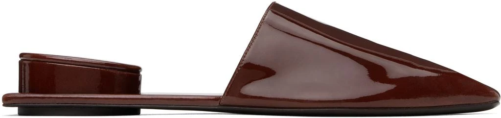 Tory Burch Brown Pierced Mules 1