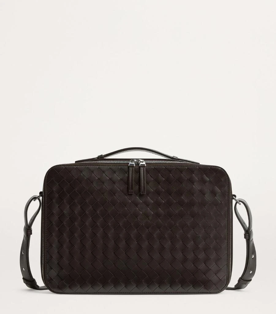Bottega Veneta Slim Intrecciato Leather Getaway Briefcase 2