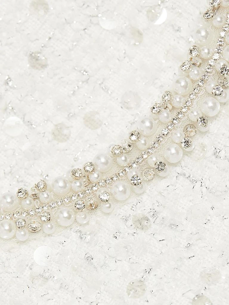 Alice + Olivia Coley Embellished Slim-Fit Minidress 7