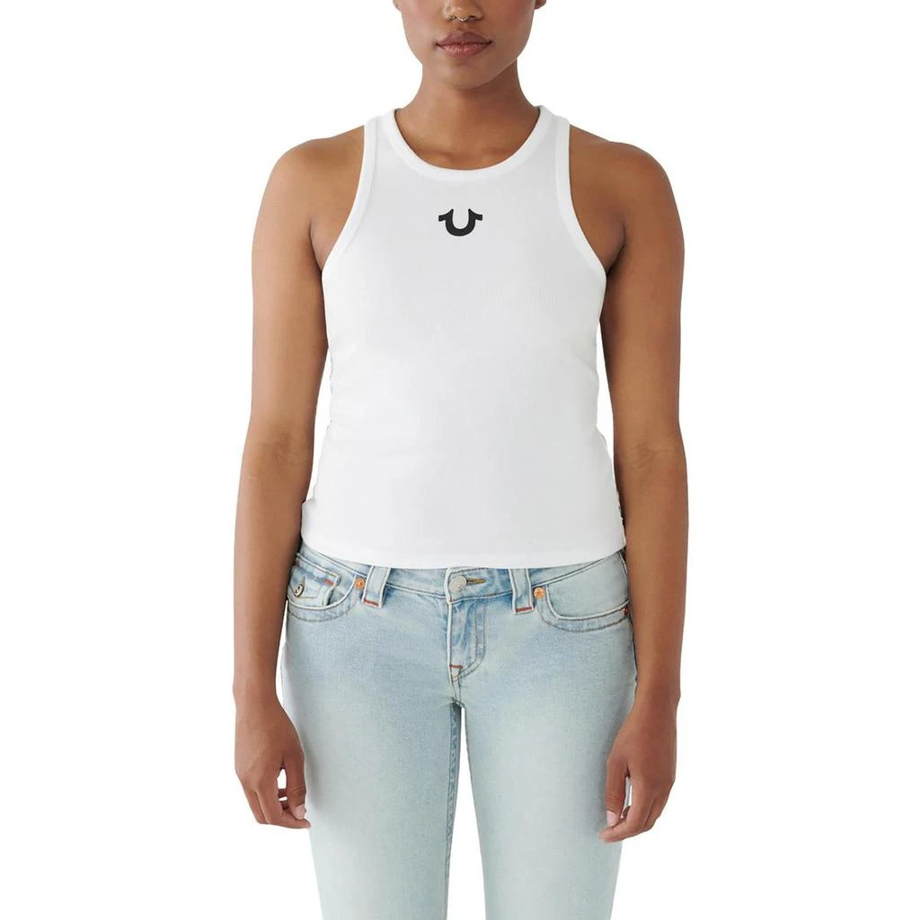 True Religion Plus Womens Graphic Sleeveless Tank Top 3