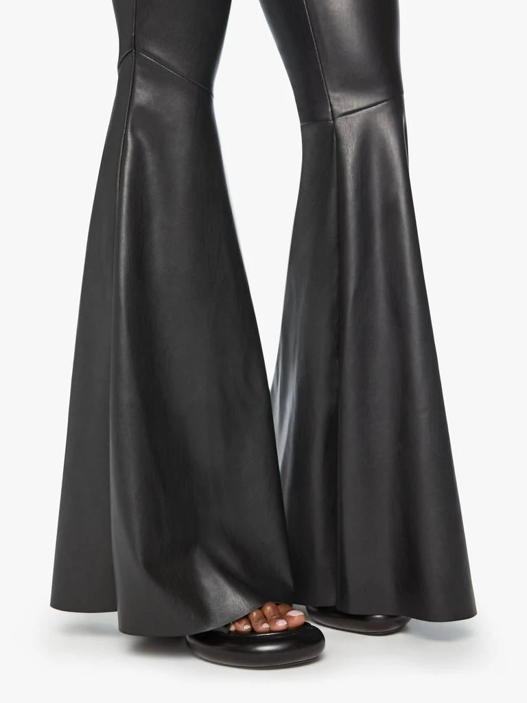 MOTHER The Super Cha Cha Prep Heel Pants In Wax On, Wax Off Black 4