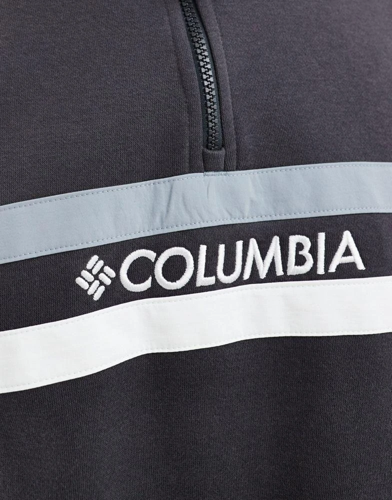 Columbia Columbia Reventure quarter zip sweater in black 3