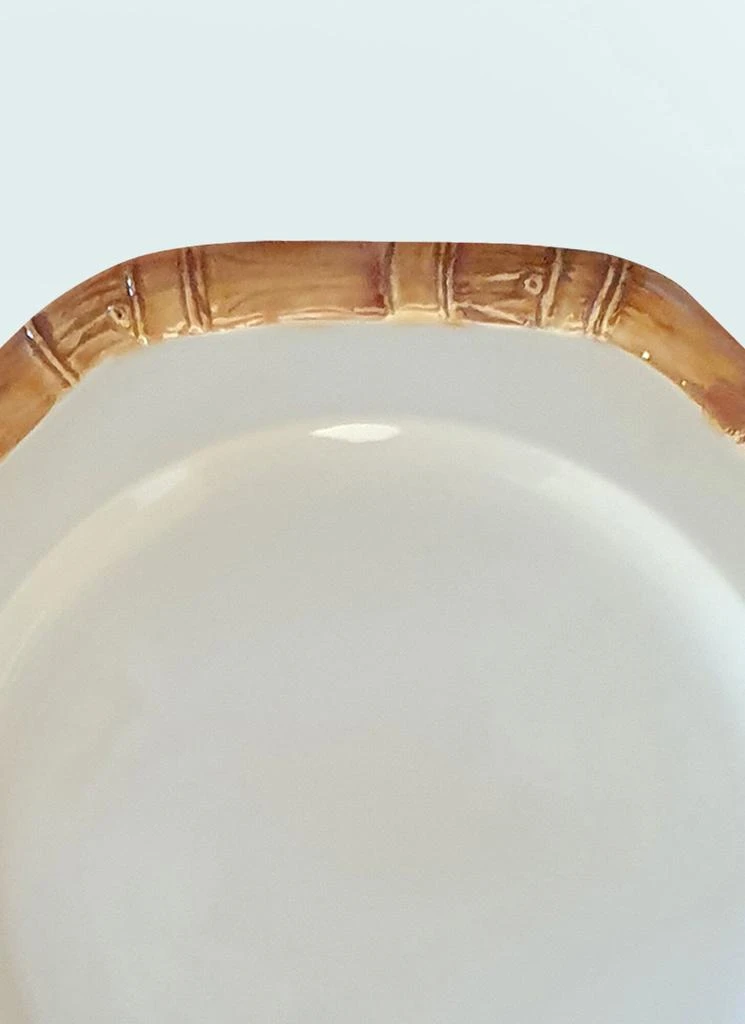 Les-Ottomans Set Of Four Bamboo Dessert Plates 3