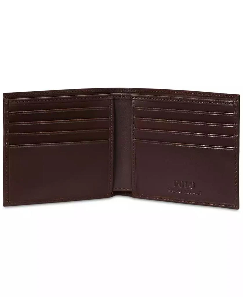 Ralph Lauren Men's Polo Bear Leather Billfold Wallet 3