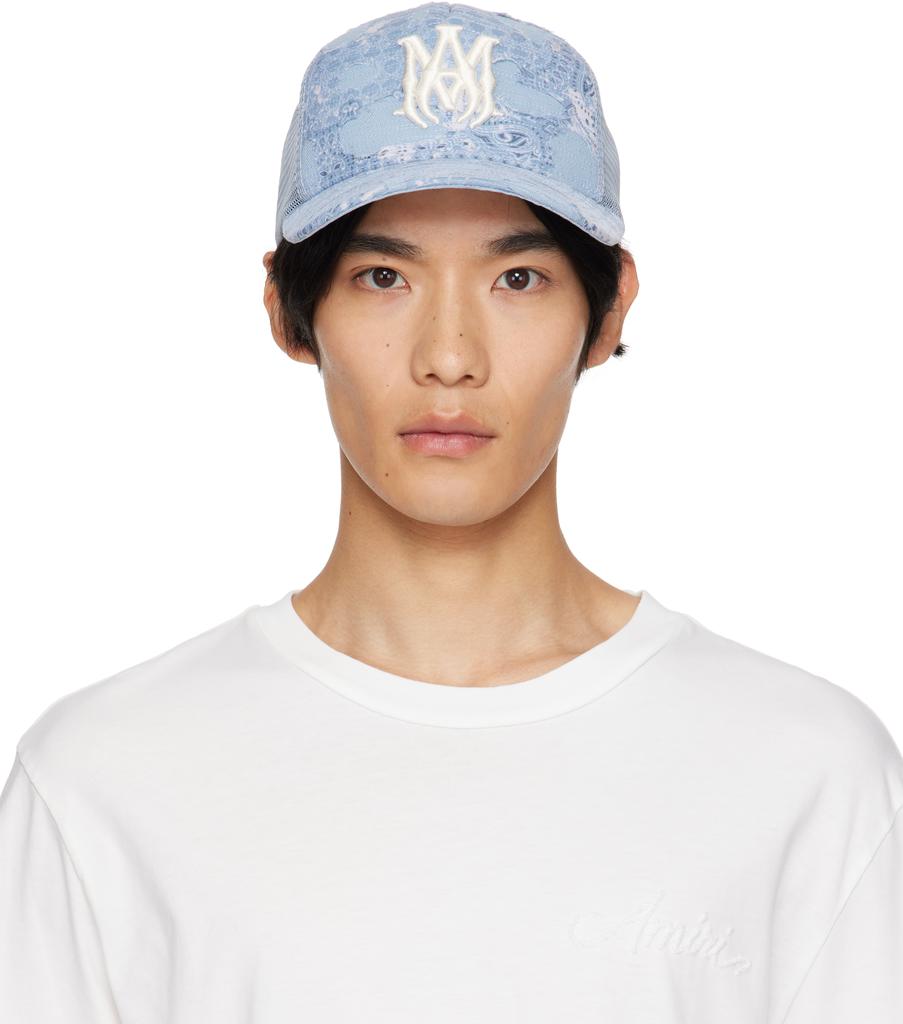 AMIRI MA Quad Denim Hat - Hats - Free Shipping - BeyondStyle