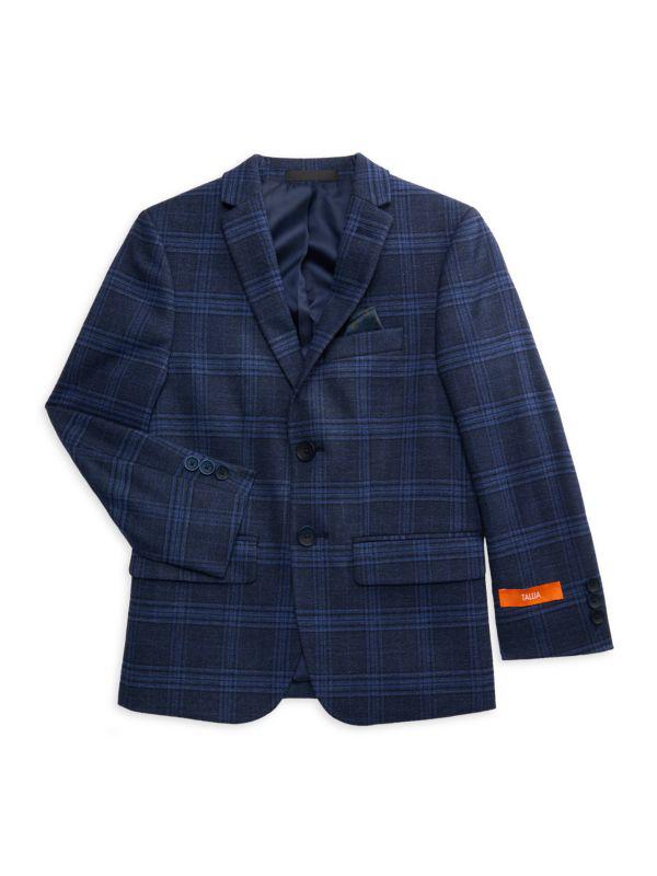 Tallia Boy's Plaid Blazer