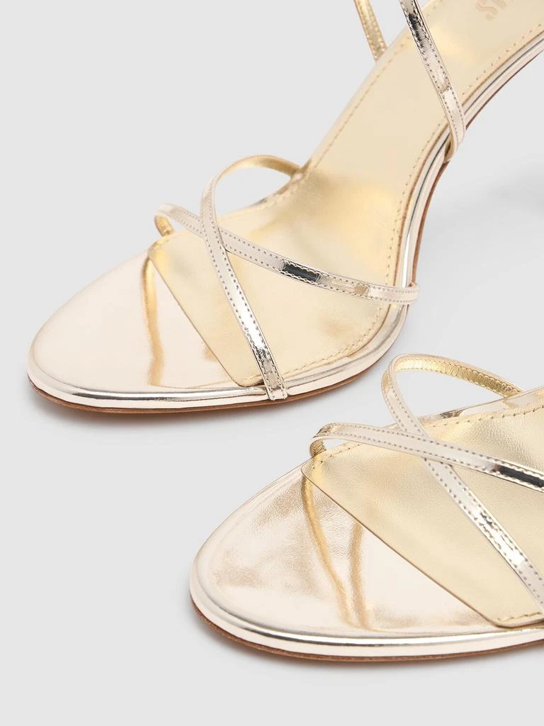 Paris Texas 105mm Liz Mirror Leather Lace Up Sandals 3