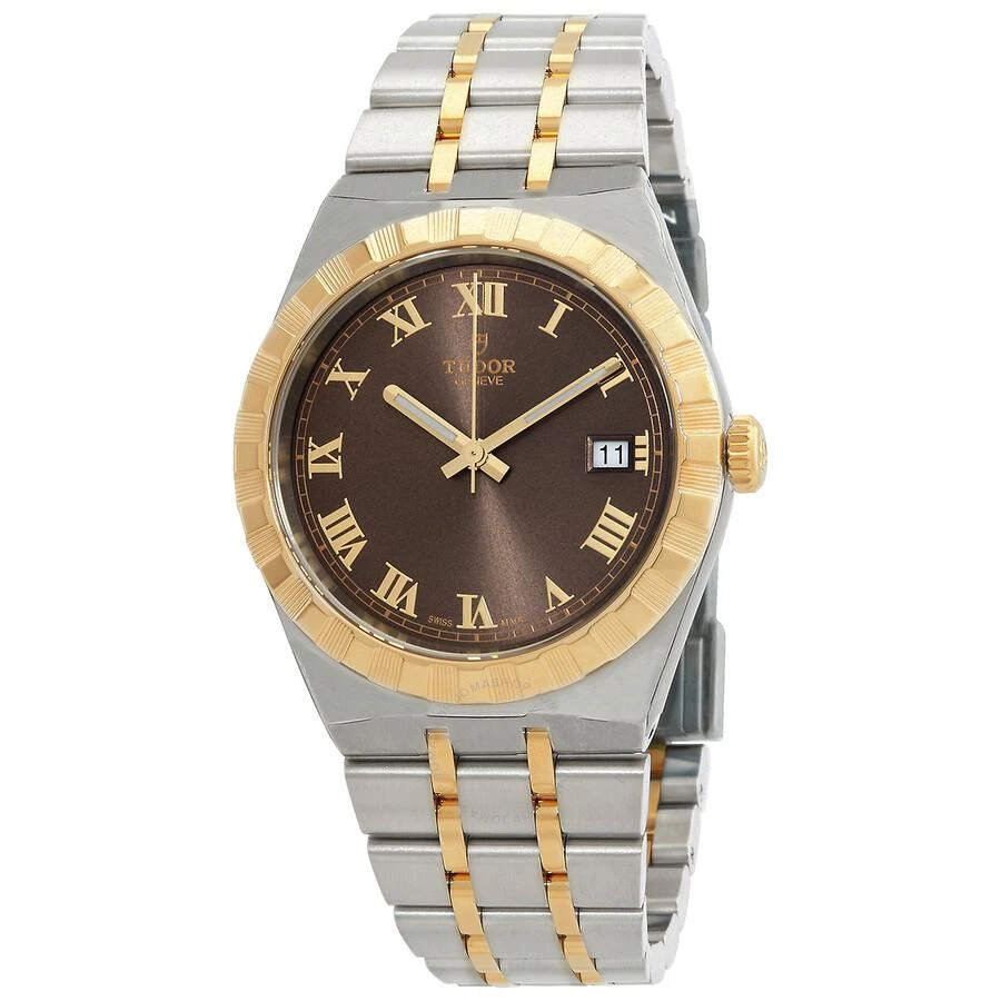 Tudor Royal Automatic Chocolate Brown Dial Two-Tone Men's Watch M28503-0007 1