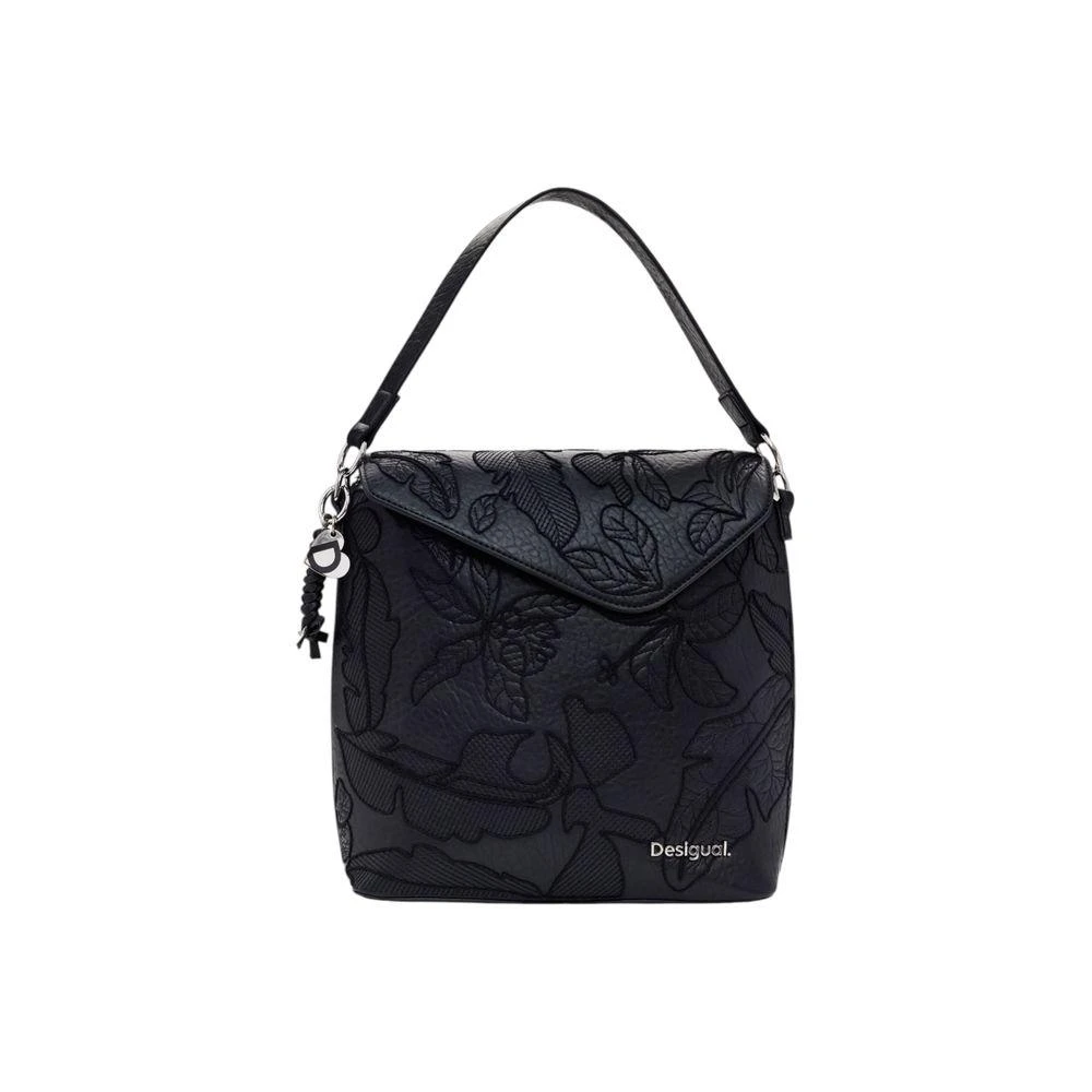 Desigual Black Polyethylene Backpack 1