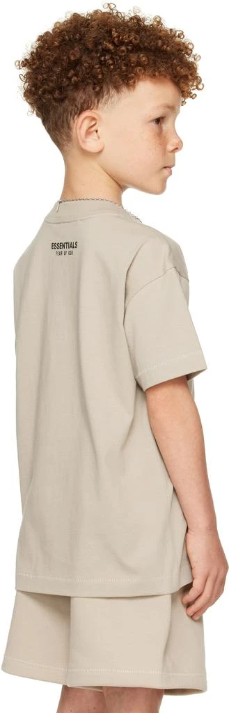 Essentials Kids Taupe Essential Lounge T-shirt 3