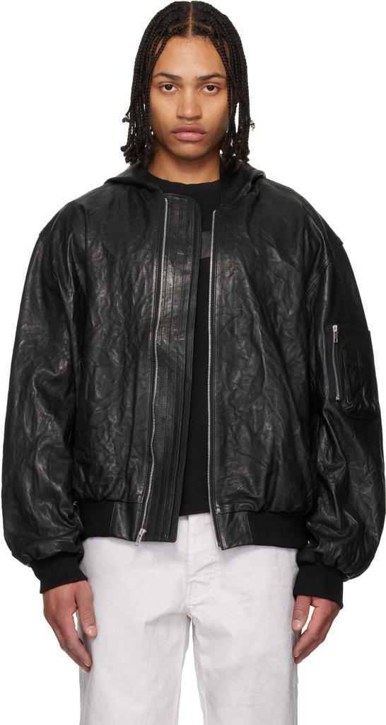 Sacai Sacai Gonz Wool Melton X Leather Blouson - Jackets - BeyondStyle