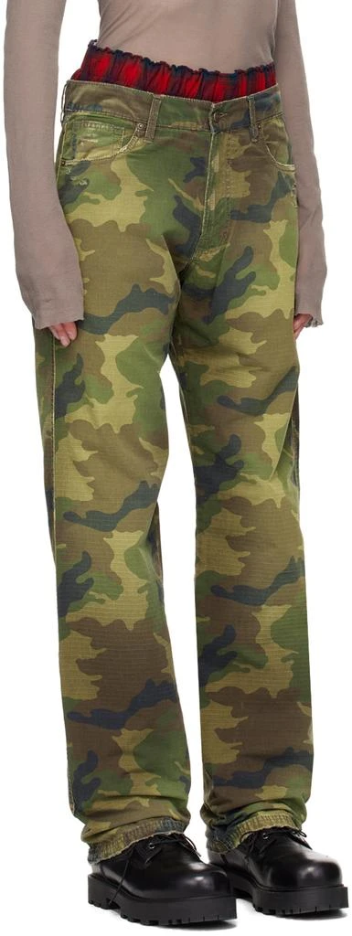 424 Green Camouflage Trousers 4