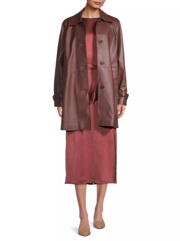Weekend Max Mara Nevada Leather Trench Coat 2