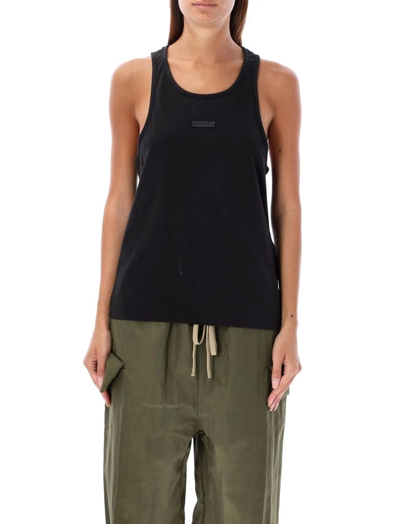 Essentials Fear of God Essentials Logo Patch Tank Top 1