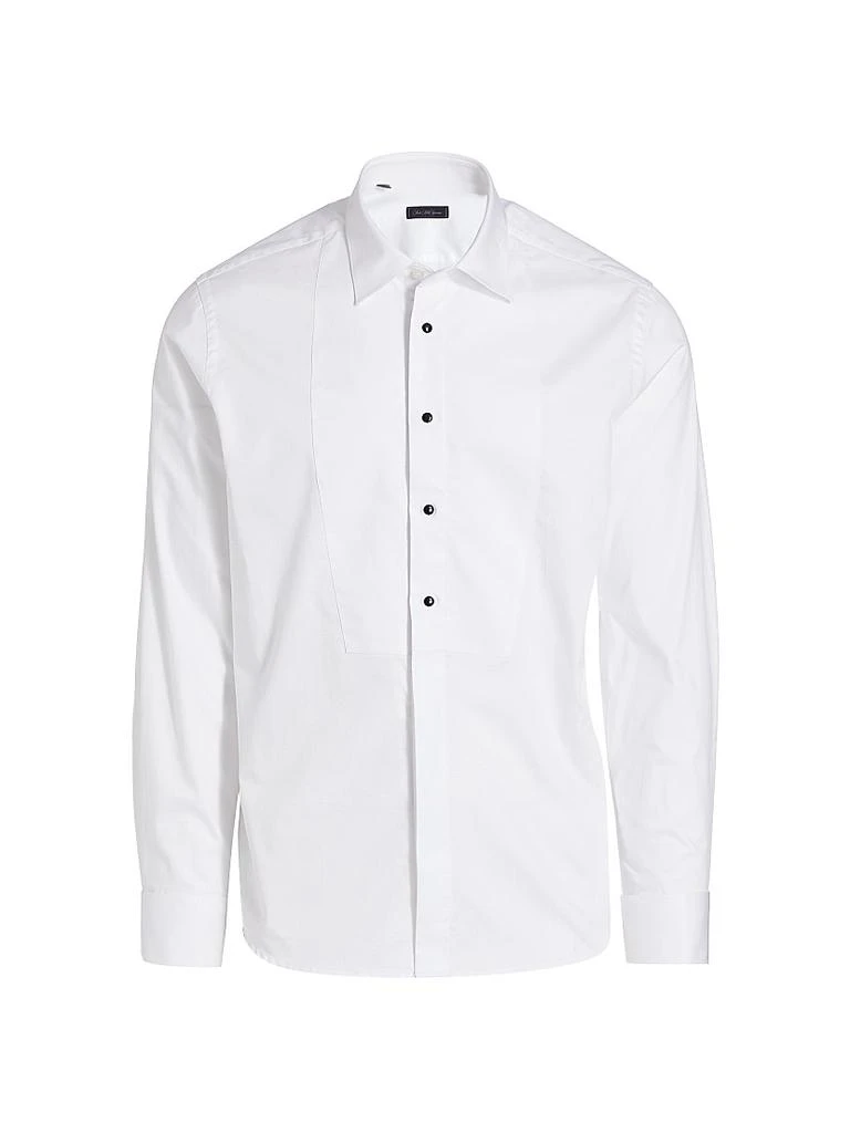 Saks Fifth Avenue COLLECTION Travel Stud Tuxedo Shirt 1