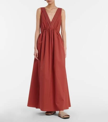 Brunello Cucinelli Cotton-blend maxi dress 2