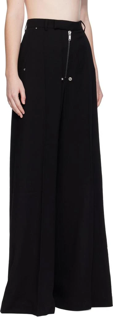 Rick Owens Black Concordians Tailored Wide Belas Trousers 2