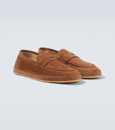 Brunello Cucinelli Suede penny loafers 5