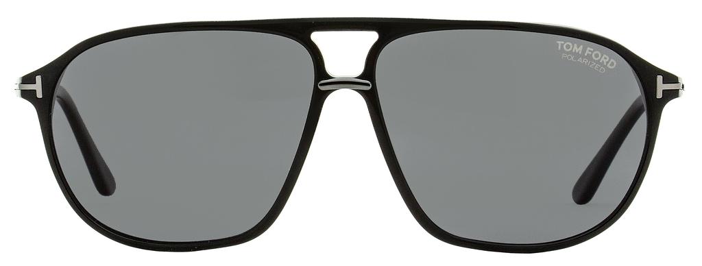 Tom Ford Tom Ford Men's Navigator Sunglasses TF1026-N Bruce 01D Black/Gunmetal 61mm